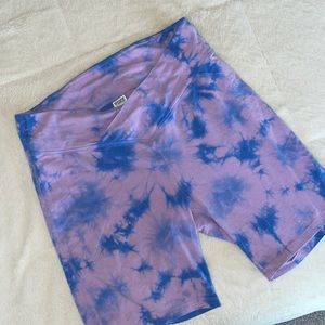 VICTORIA'S SECRET PINK COTTON HIGH WAIST 9" V CROSSOVER BIKE SHORT